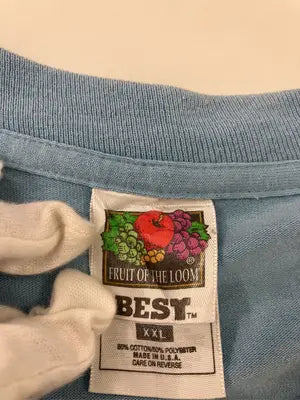 FRUIT OF THE LOOM/フルーツオブザルーム/Tシャツ/カットソー/トップス/スカイブルー/XXL