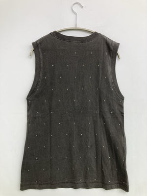 JEANASIS/ジーナシス/ノースリーブ/トップス/グレー/F