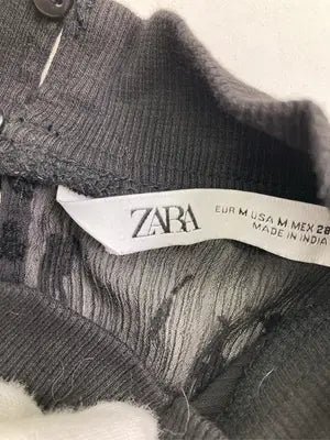 ZARA/ザラ/シャツ/ブラウス/トップス/ブラック/EUR M/USA M/ MEX 28