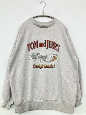 TOM and JERRY/トムアンドジェリー/スウェット/トップス/グレー/M