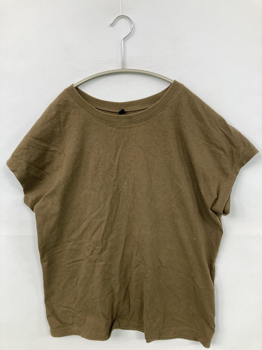UNIQLO/ユニクロ/Tシャツ/カットソー/トップス/カーキ/M