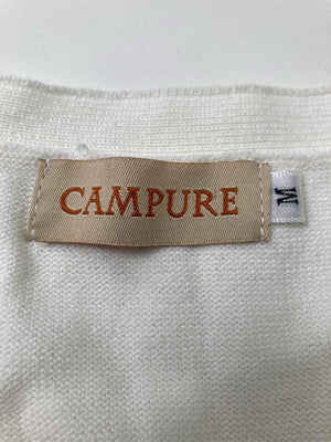 CAMPURE/キャンピュア/カーディガン/ボレロ/トップス/ホワイト/M