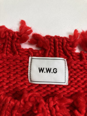 W.W.G/フーズフーギャラリー/ニット/セーター/トップス/レッド/F
