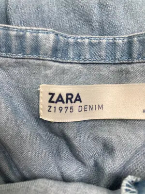 ZARA/ザラ/ジャンパースカート/ワンピース/ドレス/スカイブルー/USA M