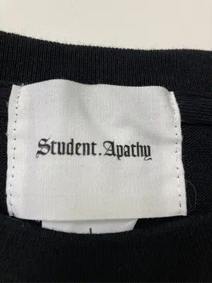 Student Apathy/スチューデントアパシー/Tシャツ/カットソー/トップス/ブラック/L