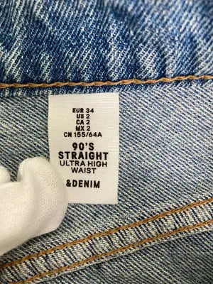 ＆ DENIM/アンドデニム/デニムパンツ/パンツ/ブルー/EUR 34