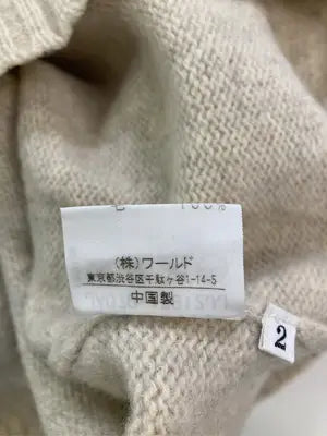 TAKEO KIKUCHI/タケオキクチ/ニット/セーター/トップス/ベージュ/2