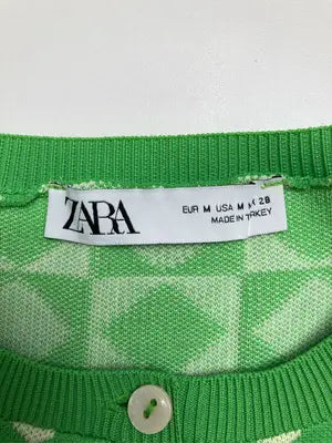 ZARA/ザラ/カーディガン/ボレロ/トップス/グリーン/EUR M/USA M/ MEX 28