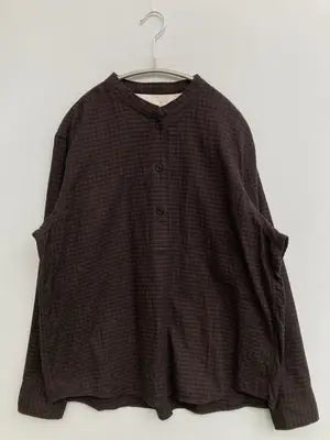 無印良品/ムジルシリョウヒン/シャツ/ブラウス/トップス/ブラウン/L