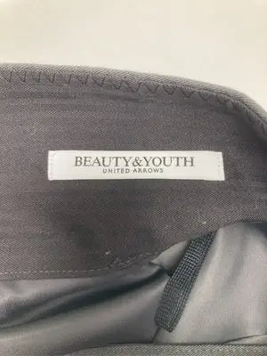 BEAUTY&YOUTH/ビューティーアンドユース/スラックス/パンツ/ブラック/S