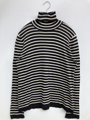 COMME CA ISM/コムサイズム/ニット/セーター/トップス/ブラック/L