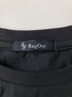 Rag Out/ラグアウト/Tシャツ/カットソー/トップス/ブラック/M