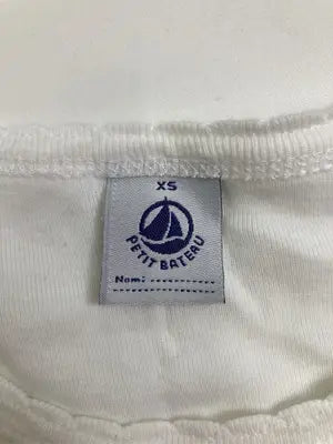 PETIT BATEAU/プチバトー/Tシャツ/カットソー/トップス/ホワイト/XS