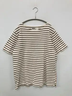 MHL./エムエイチエル/Tシャツ/カットソー/トップス/ホワイト/L