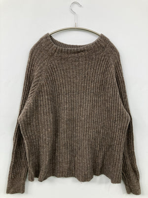 ニット/セーター/トップス/ブラウン/XL