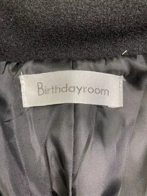Birthdayroom/バースデールーム/ステンカラーコート/ジャケット/アウター/ブラック/F