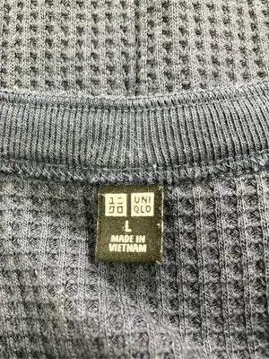 UNIQLO/ユニクロ/Tシャツ/カットソー/トップス/ネイビー/L