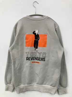 tokyo revengers/スウェット/トップス/グレー/M チェスト88～96　身長165～175