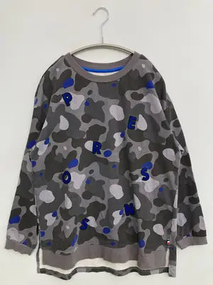 PERSON'S/パーソンズ/Tシャツ/カットソー/トップス/グレー/S