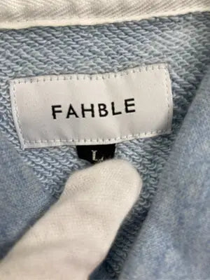 FAHBLE/スウェット/トップス/スカイブルー/L