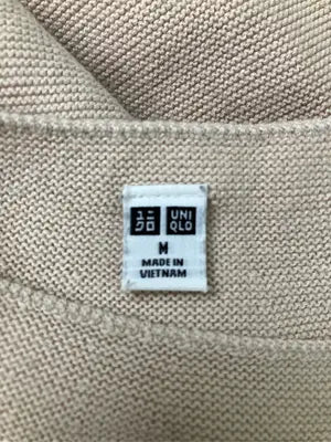 UNIQLO/ユニクロ/ニット/セーター/トップス/ベージュ/M