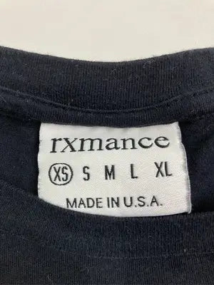 rxmance/Tシャツ/カットソー/トップス/ブラック/XS