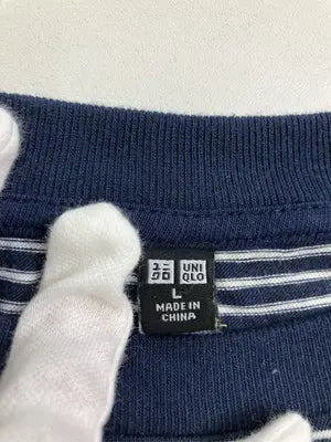 UNIQLO/ユニクロ/Tシャツ/カットソー/トップス/ネイビー/L
