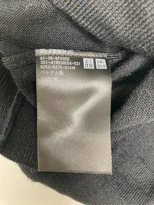UNIQLO/ユニクロ/ニット/セーター/トップス/ブラック/XL