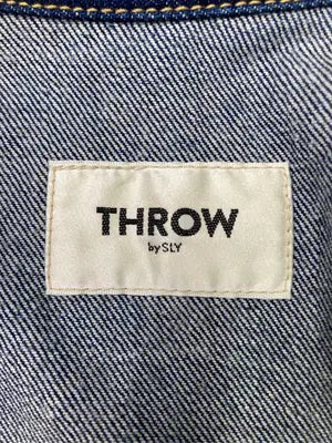 THROW bySLY/デニムジャケット/ジャケット/アウター/ネイビー