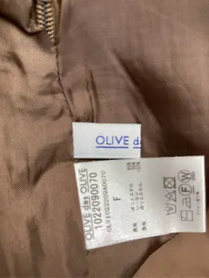 OLIVE des OLIVE/オリーブデオリーブ/ワンピース/ワンピース/ドレス/ブラウン/F