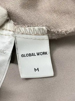GLOBAL WORK/グローバルワーク/スラックス/パンツ/ベージュ/M
