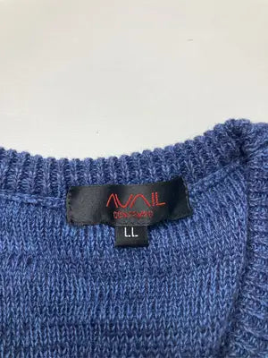 Avail/アベイル/ニット/セーター/トップス/ブルー/LL