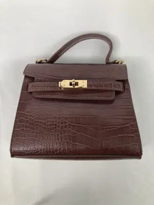 ハンドバッグ/バッグ/ブラウン