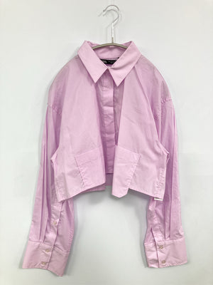 ZARA/ザラ/シャツ/ブラウス/トップス/パープル/S