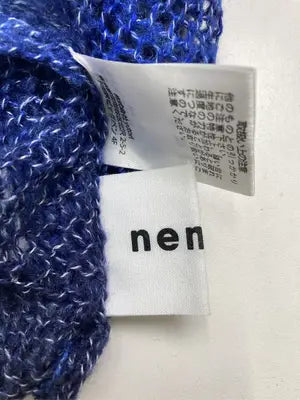 nenne/ネンネ/ニット/セーター/トップス/ブルー/M