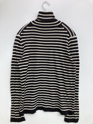 COMME CA ISM/コムサイズム/ニット/セーター/トップス/ブラック/L