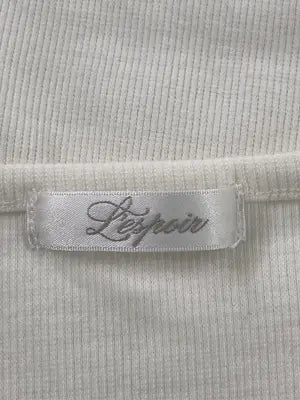 L'espoir/レスポワール/Tシャツ/カットソー/トップス/ホワイト/L