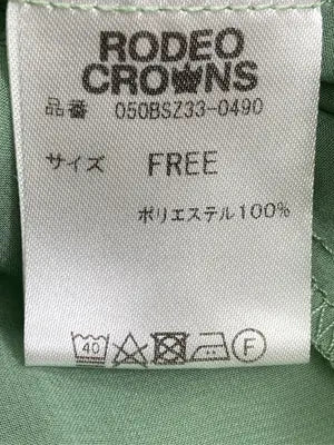 RODEO CROWNS/ロデオクラウンズ/ワンピース/ワンピース/ドレス/ライトグリーン/FREE