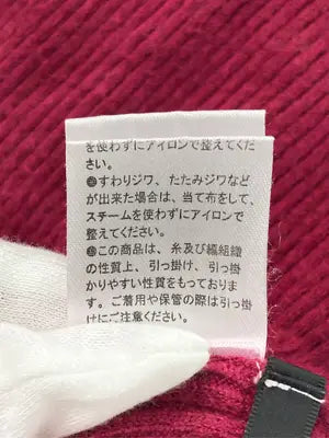 clear/クリア/ニット/セーター/トップス/レッド/F