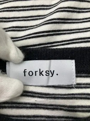 forksy./フォルクシー/Tシャツ/カットソー/トップス/ブラック/FREE