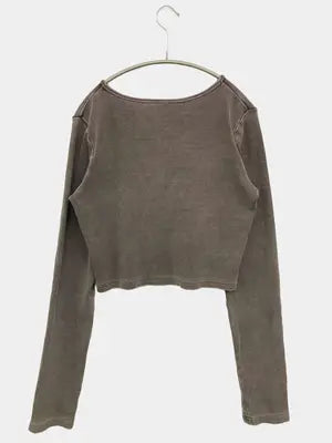 mily bilet/Tシャツ/カットソー/トップス/グレー/M