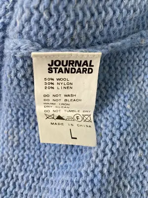 JOURNAL STANDARD/ジャーナルスタンダード/ニット/セーター/トップス/スカイブルー/L