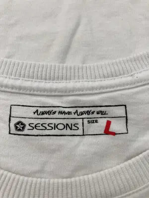 SESSIONS/セッションズ/Tシャツ/カットソー/トップス/ホワイト/L