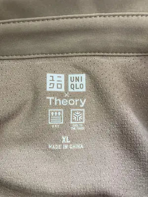 UNIQLO × Theory/ポロシャツ/トップス/ブラウン/XL