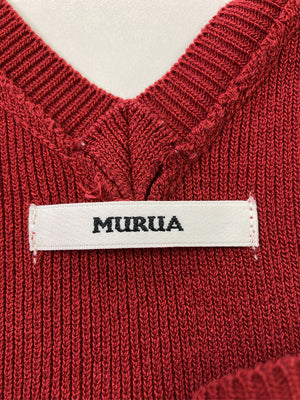 MURUA/ムルーア/ノースリーブ/トップス/レッド/F
