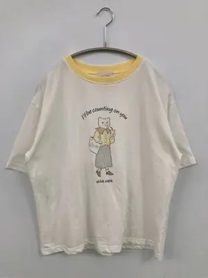 Samansa Mos2/サマンサモスモス/Tシャツ/カットソー/トップス/ホワイト/フリー