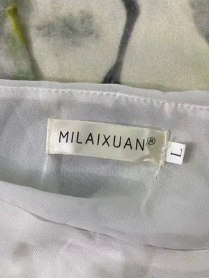 MILAIXUAN/ワンピース/ワンピース/ドレス/ホワイト/L
