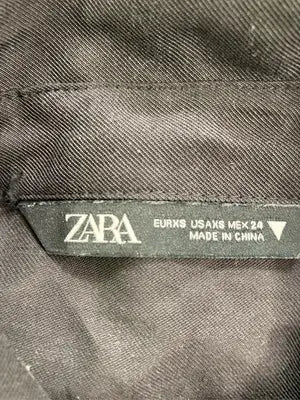 ZARA/ザラ/シャツワンピース/ワンピース/ドレス/ブラック/XS