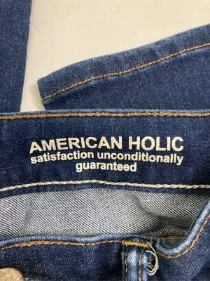 AMERICAN HOLIC/アメリカンホリック/デニムパンツ/パンツ/ネイビー/M