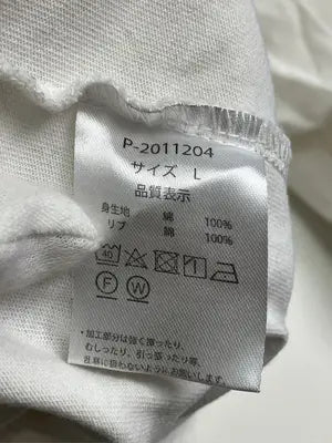Tシャツ/カットソー/トップス/ホワイト/L